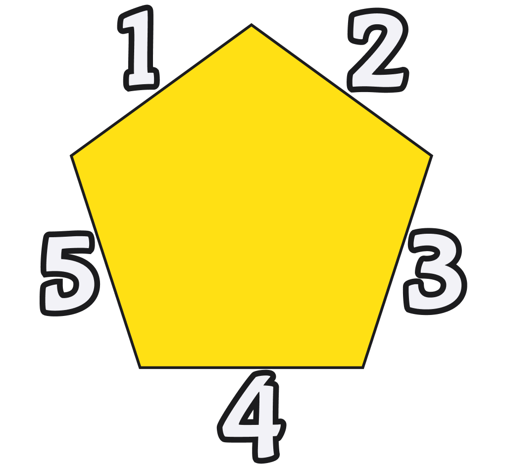 EL pentagono lados