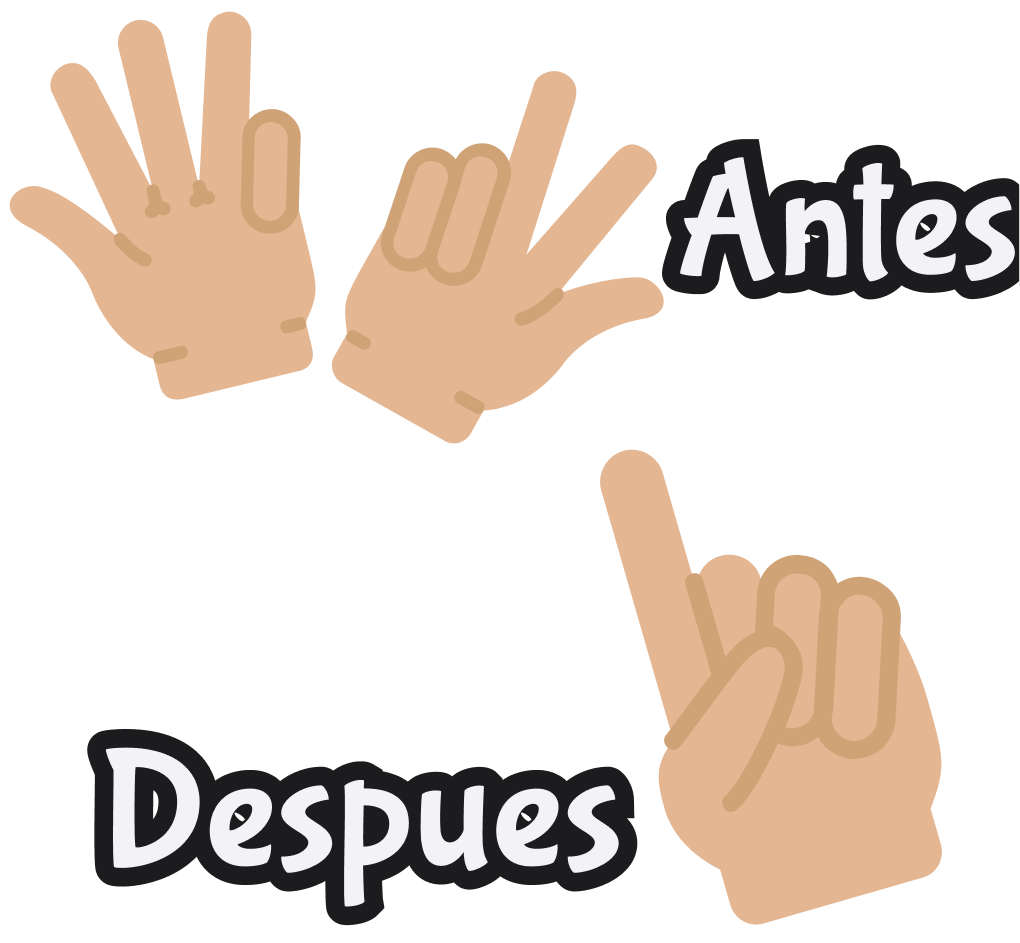 Resta de dedos ejemplo 2