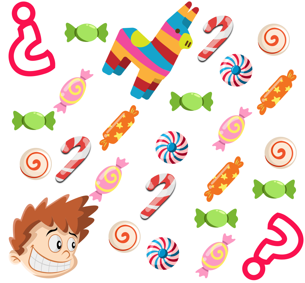 Resta de dulces ejemplo 1