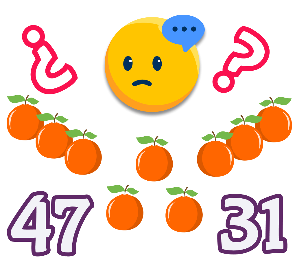 Resta de naranjas