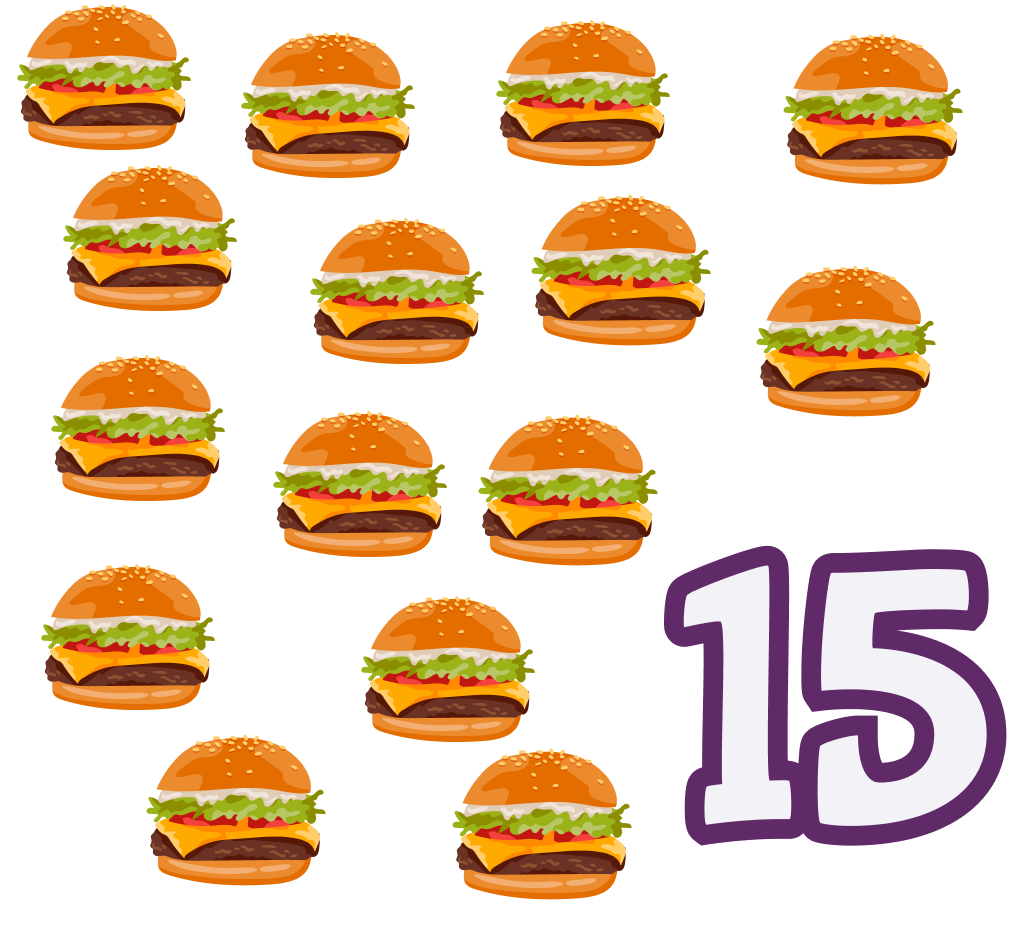 Suma de hamburguesas